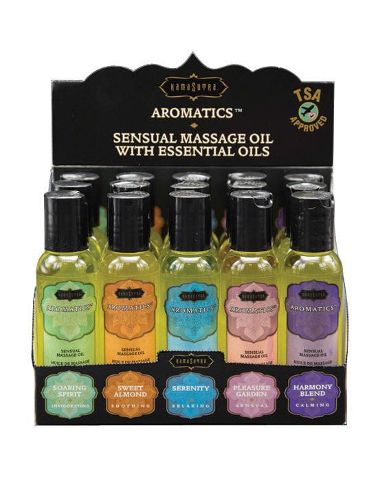Display - Aromatics Massage Oil Prepack