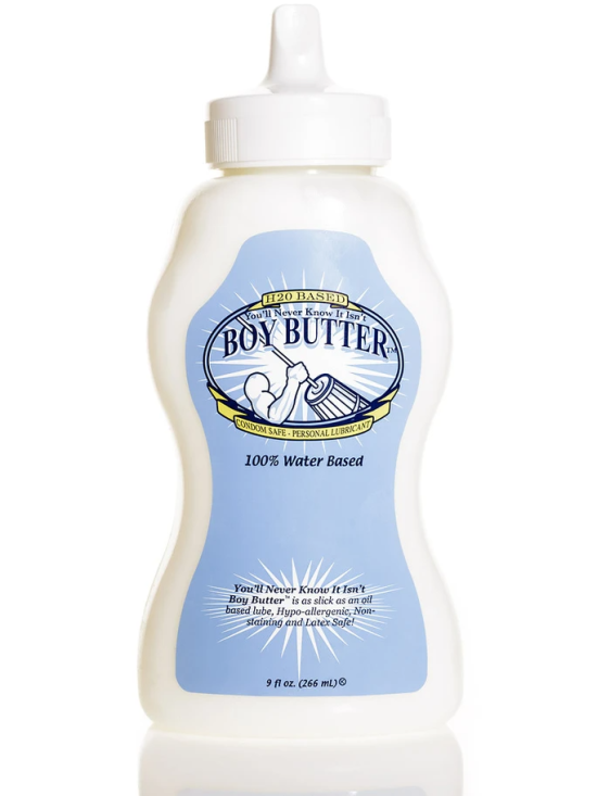 Boy Butter H2O creamy water-based lubricant 9 oz tub