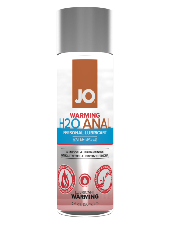 JO H2O Anal - Warming - Lubricant 2 floz / 60 mL