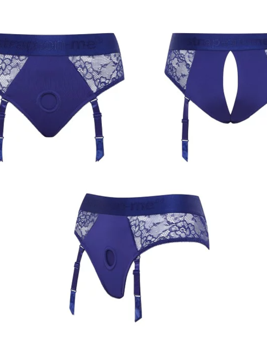 HARNESS LINGERIE DIVA - XL - NIGHT BLUE
