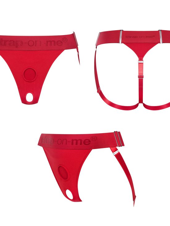 HARNESS LINGERIE UNIQUE - ONE SIZE - RED