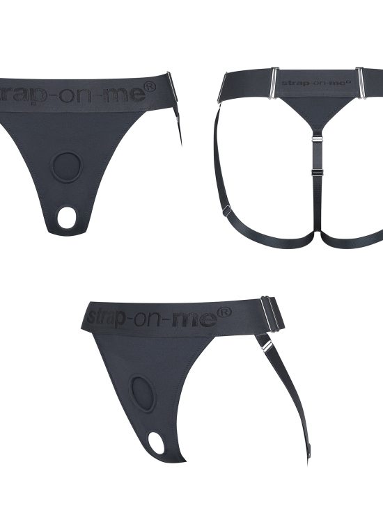 HARNESS LINGERIE UNIQUE - ONE SIZE - GREY