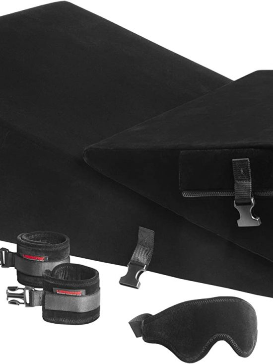 Black Label Wedge/Ramp Combo Black Microfiber W/Cuffs Black