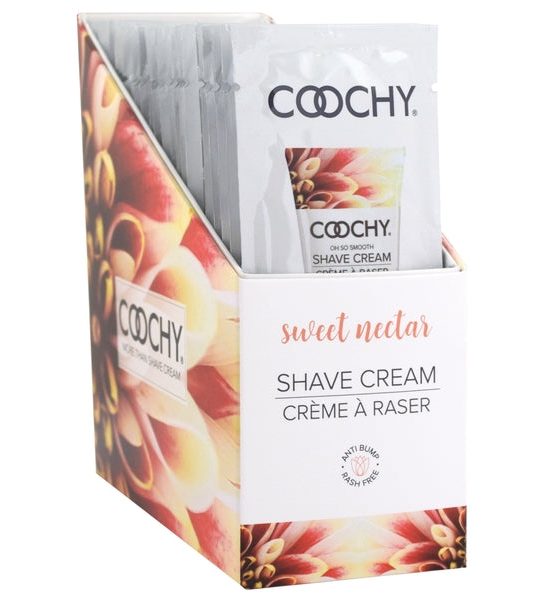 Shave Cream - Sweet Nectar 24pc | 15ml - Foil - DISPLAY