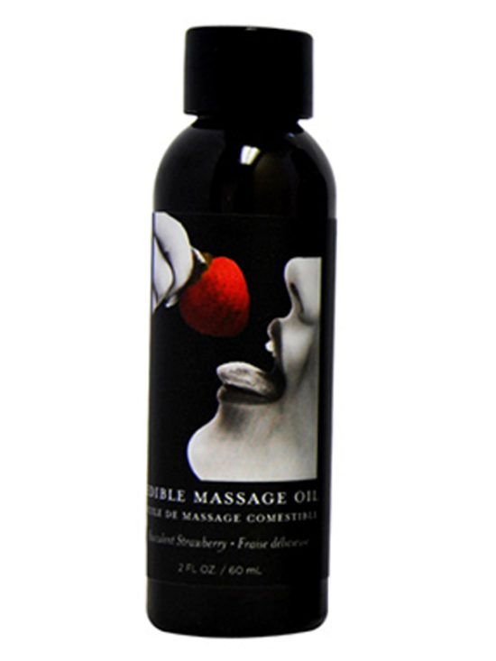 Edible Massage Oil Strawberry 2 fl oz / 60 ml