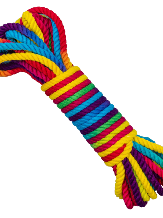 Funfetti Rainbow Bondage Rope