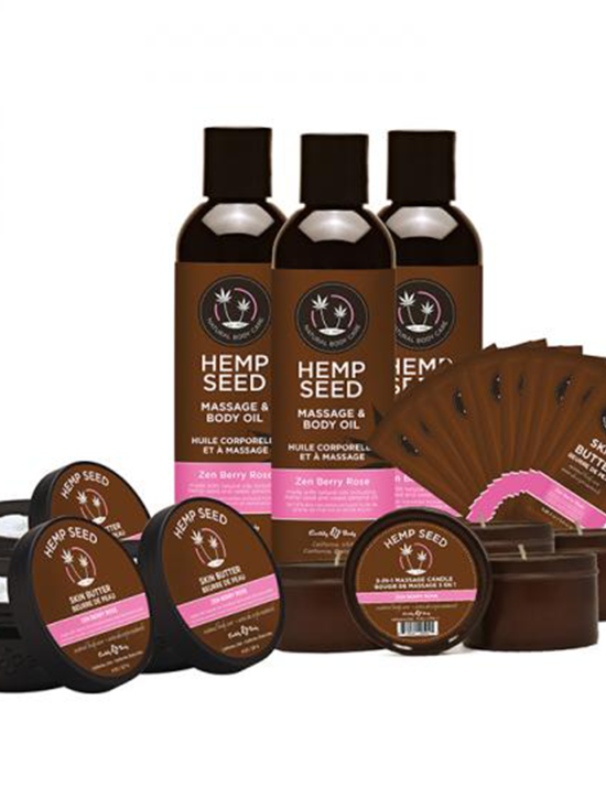 Fragrance Prepack Zen Berry Rose 3 Skin Butter & Massage Oil 8 fl oz / 237 ml