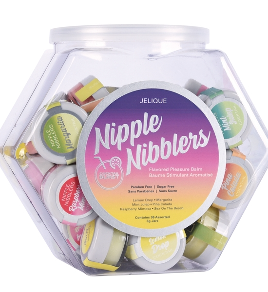 NIPPLE NIBBLERS Cocktail Pleasure Balm Assorted 3g Bowl of 36