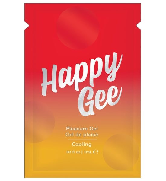 HAPPY GEE  COOLING PLEASURE GEL - FOIL - 0.03 fl oz | 1 mL