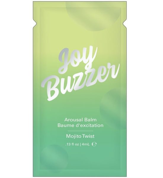 JOY BUZZER Clitoral Arousal Balm - Mojito Twist Foil - 0.13 floz  l 4 mL