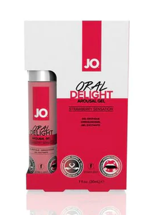 JO Oral Delight - Strawberry - Stimulant 1 floz / 30 mL