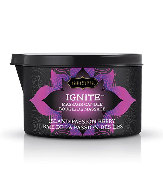 Ignite Massage Oil Candle Island Passion Berry