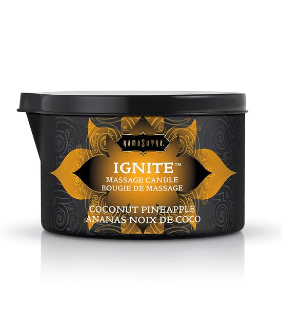 Ignite Massage Oil Candle Coconut Pineapple