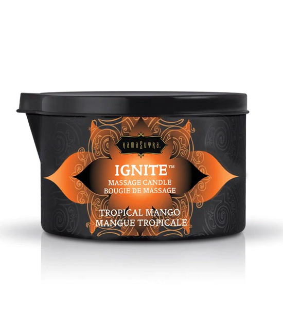 Ignite Massage Oil Candle Tropical Mango