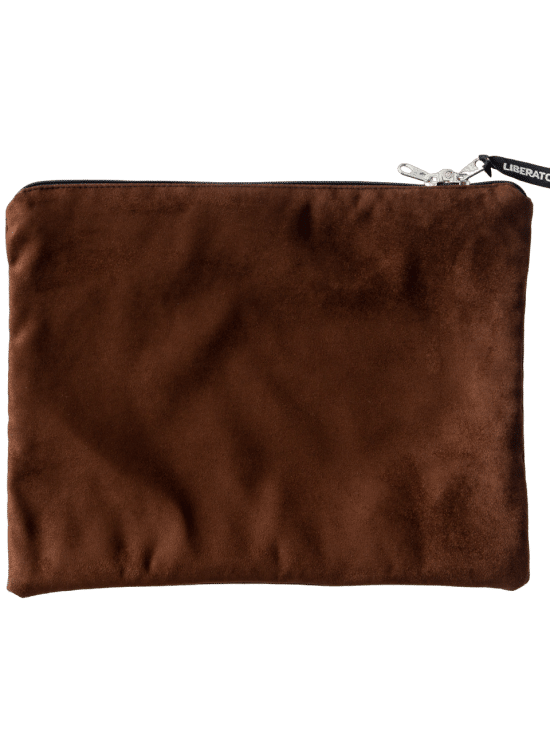Zappa Toy Bag Chocolate Microsuede