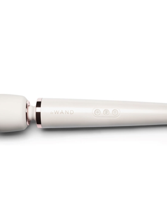 Rechargeable Vibrating Massager - White