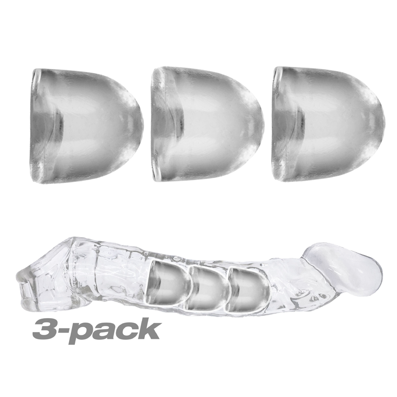 ADJUSTFIT INSERT 3 Pack Cocksheath Inserts Clear 1 ADJUSTFIT INSERT 3-pack cocksheath inserts - Clear