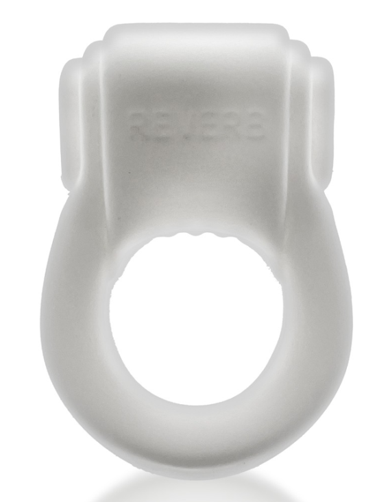 REVRING, ring with vibe, WHITE ICE w/ Black Vibe