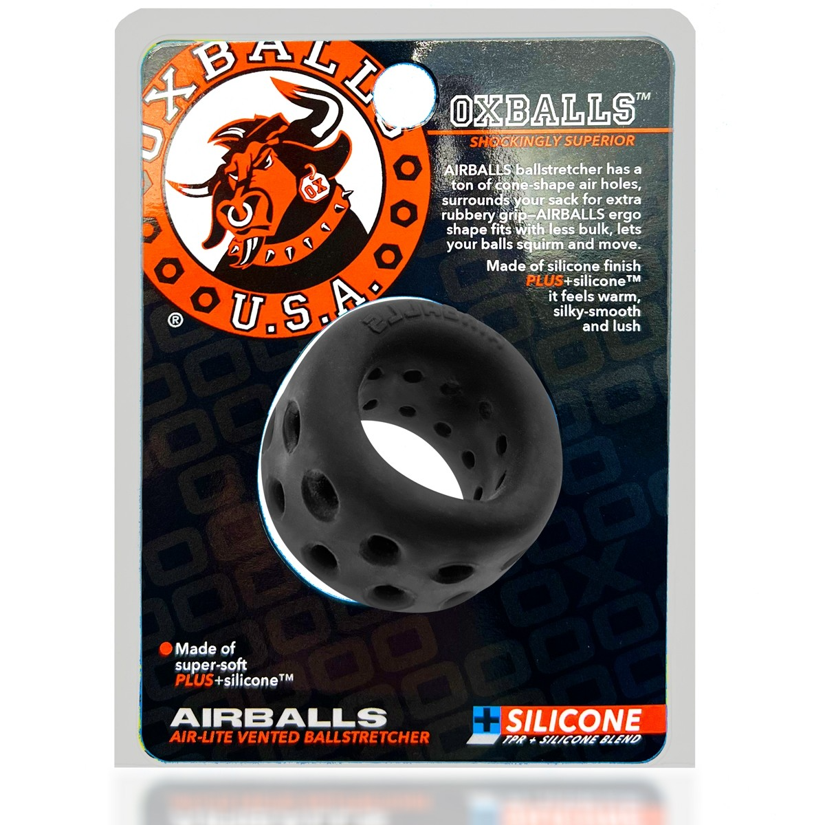 AIRBALLS, Air Lite Ballstretcher, BLACK ICE 2 AIRBALLS, air-lite ballstretcher, BLACK ICE