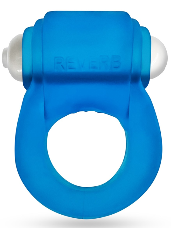 GLOWDICK, cockring with LED, BLUE ICE