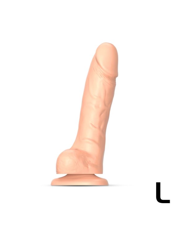 SLIDING SKIN REALISTIC DILDO VANILLA L