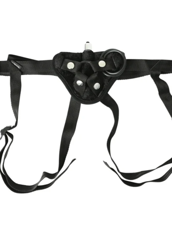 Vibrating Velvet Strap On