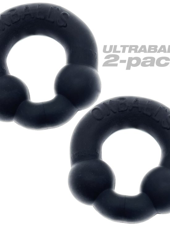 ULTRABALLS, 2-pack cockring - PLUS+SILICONE special edition - NIGHT