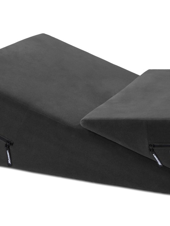 Wedge/Ramp Combo Male Packaging Black Microfiber