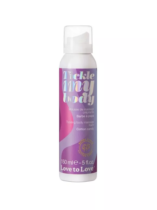 TICKLE MY BODY - MASSAGE FOAM - COTTON CANDY 150ML / 5FL.OZ.