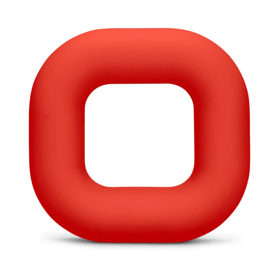 FLEX RING BULK - SILICONE COCK RING - RED - Image 3