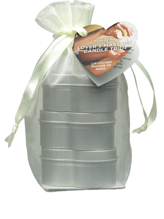 Hemp Seed Valentine '26 Candle Trio Includes: 1 of each: XOXO 1.75oz, Lip Locked 1.75oz, Pucker Up 1.75oz