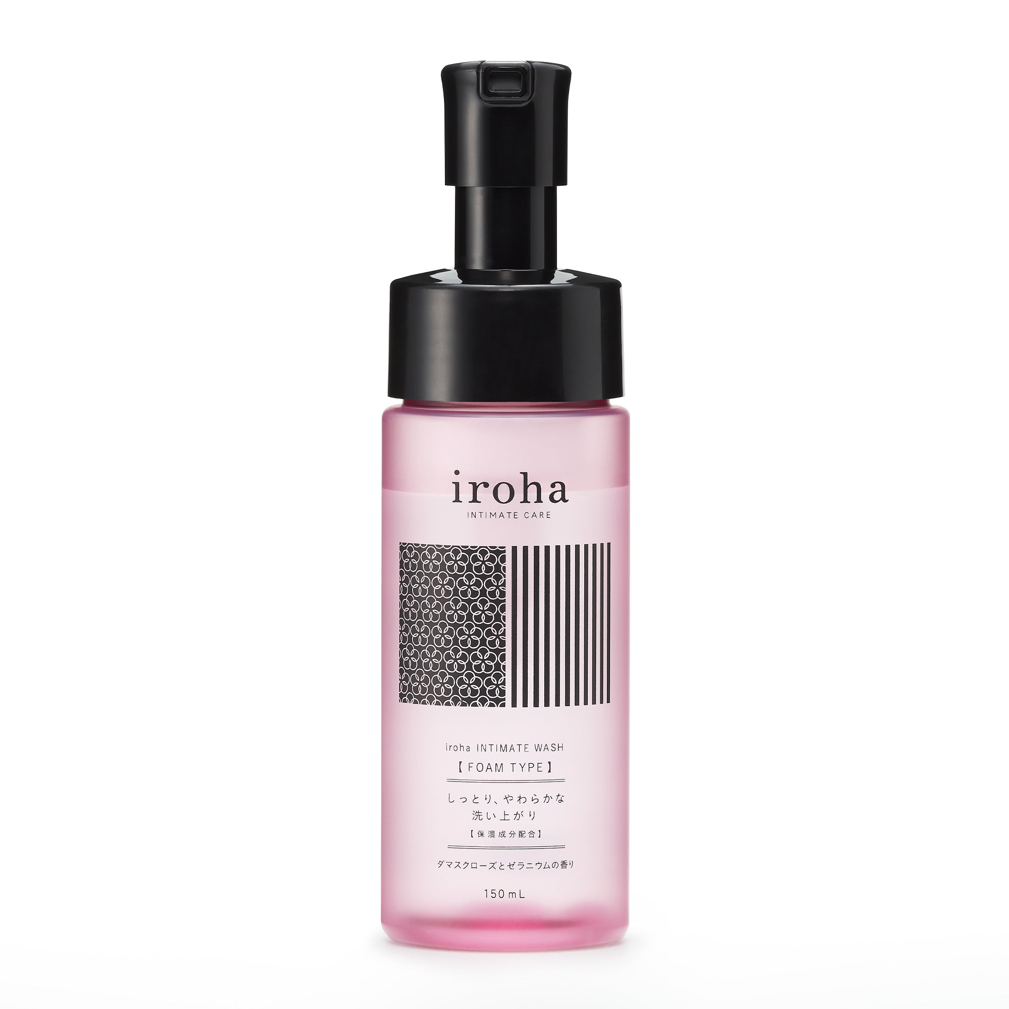 iroha Intimate Foam Wash - Damask Rose and Geranium 5.07oz