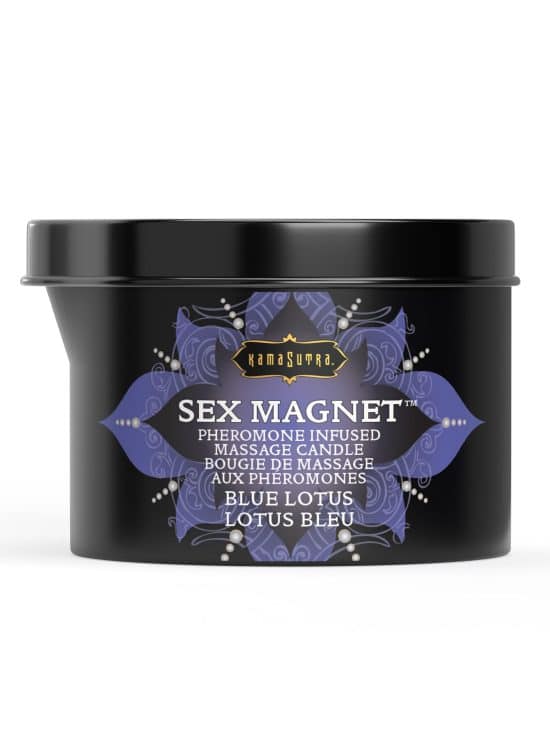 Sex Magnet Massage  Candle Blue Lotus (with pour spout) 6 oz/170 g