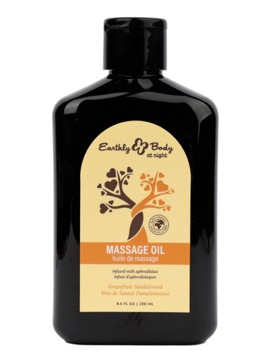 Hemp Seed at Night Massage Oil Aphrodisiac Collection Grapefruit Sandalwood 8.4oz / 250ml