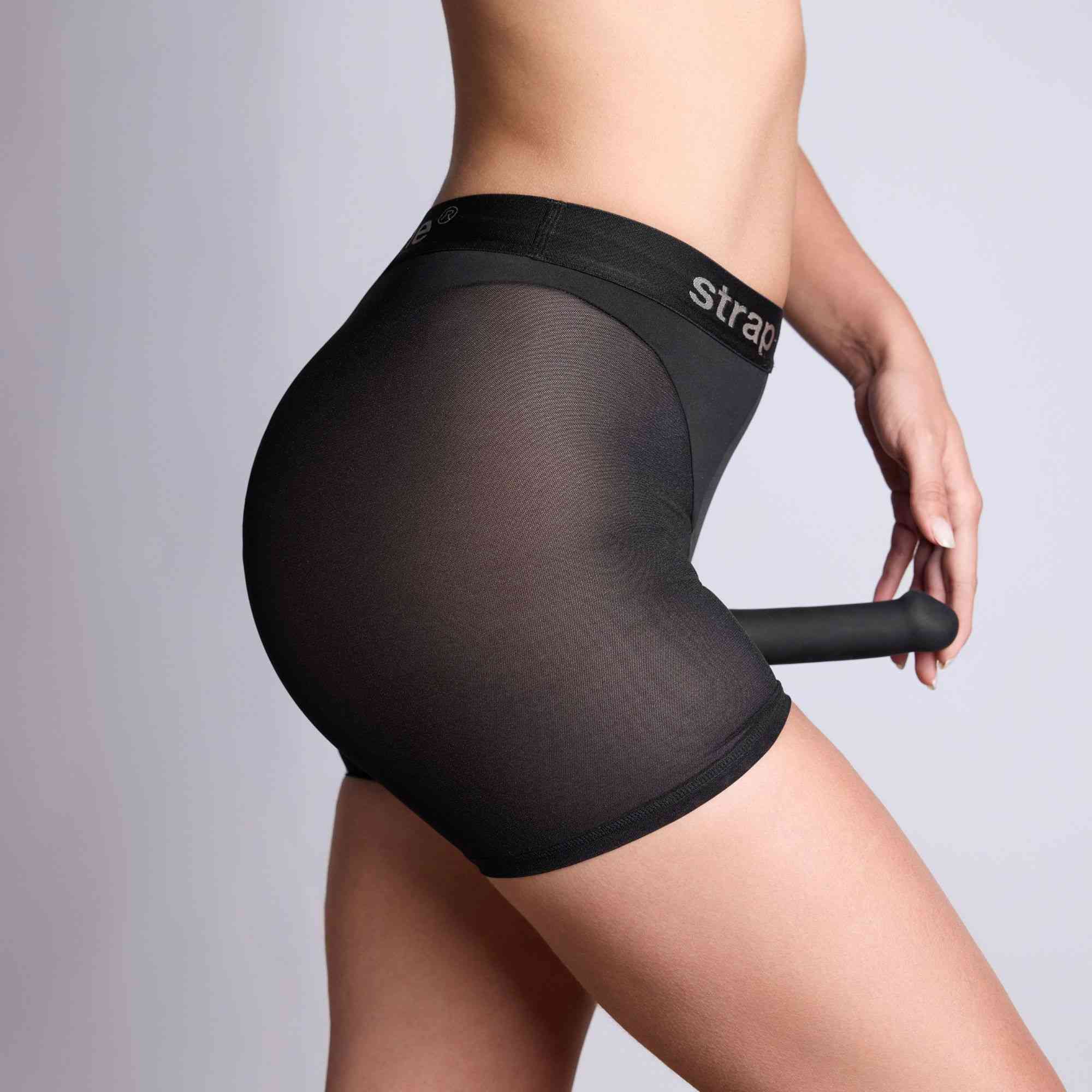 HARNESS LINGERIE HALO - XL - BLACK - Image 2