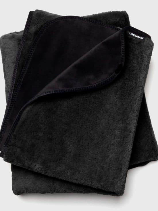 Fasinator Throw - Regular size - Faux Fur - Black & Black