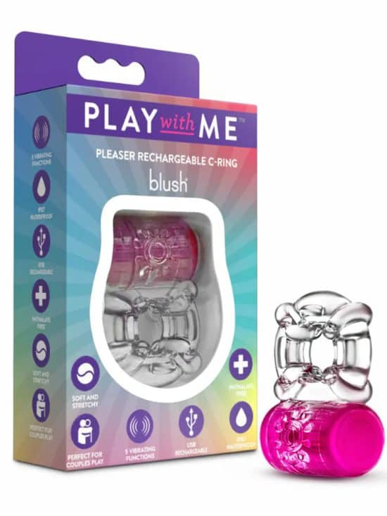 Play With Me Pleaser Rechargeable C-Ring