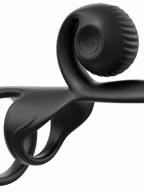 SVibe Snail JOVI couples ring, black