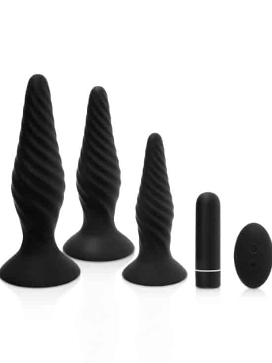 Idris R/C Vibrating Anal Plug Set 5pc
