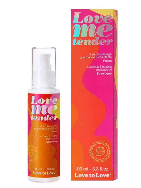 LOVE ME TENDER - MASSAGE OIL - STRAWBERRY 100ML / 3.3FL.OZ.