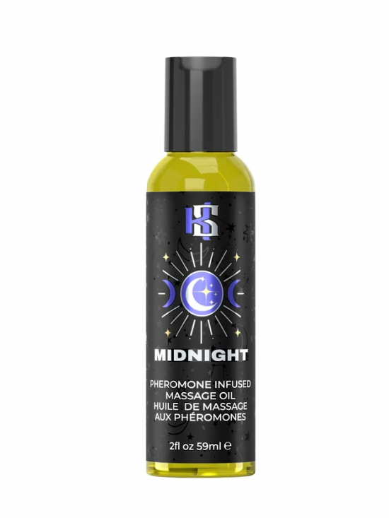 Celestial Collection MIDNIGHT pheromone Massage oil 2 fl oz/59 ml