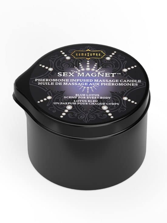 Sex Magnet Pheromone - Blue Lotus Massage Candle (with pour spout)   2 oz/59 g