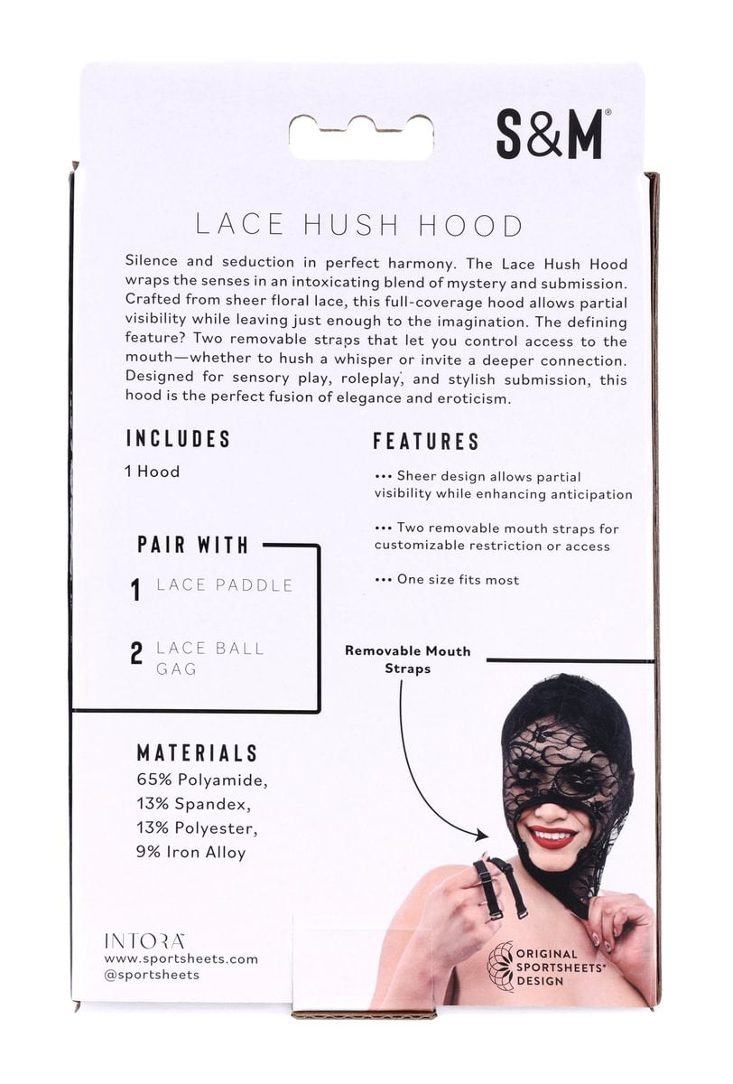 Lace Hush Hood - Black - Image 3