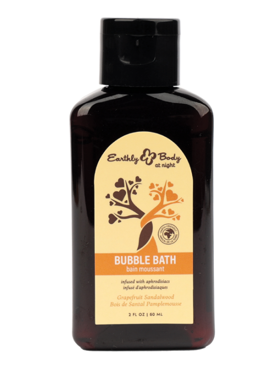Hemp Seed at Night Bubble Bath Aphrodisiac Collection Grapefruit Sandalwood 2oz / 60ml