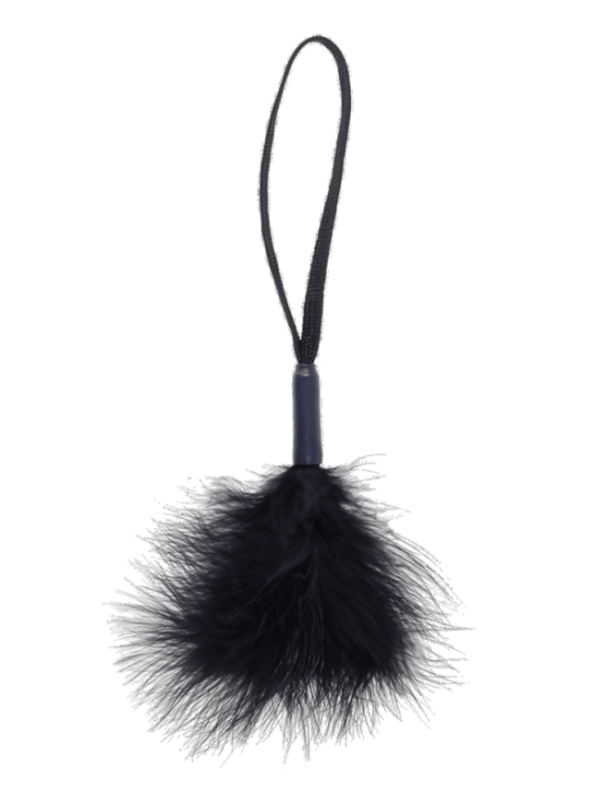 Black Wrist Feather Tickler