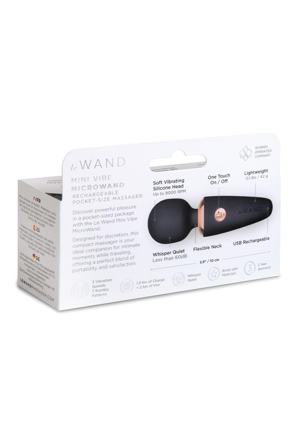 LE WAND MINI MICRO WAND BLACK - Image 7
