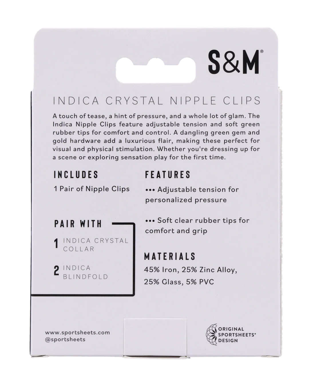 Indica Crystal Nipple Clips - Image 5