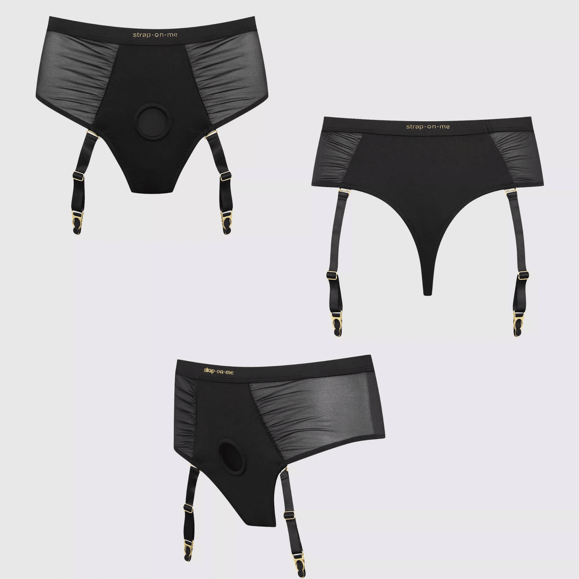 HARNESS LINGERIE IDYLLE - L - BLACK - Image 8