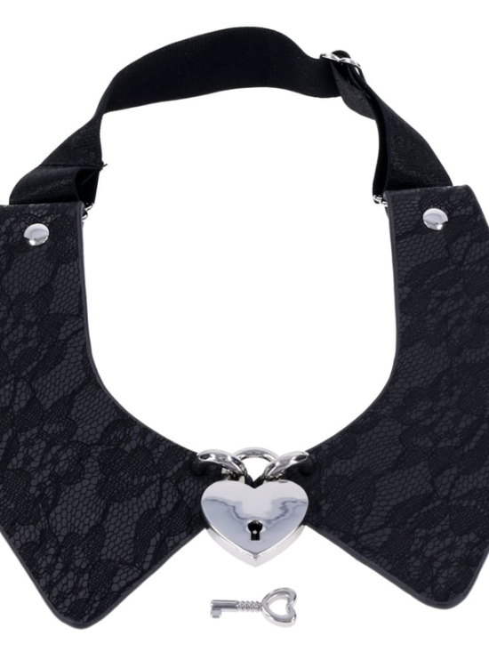 Heartbound Lace Day Collar - Black