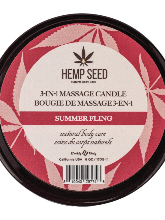 Hemp Seed 3-in-1 Massage Candle Summer Fling 6oz